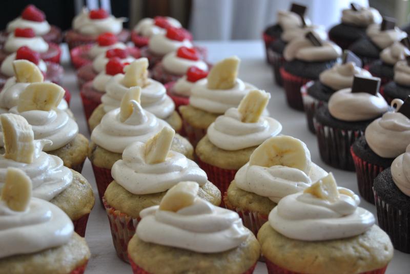 raspberry lemonade, banana, chocomint